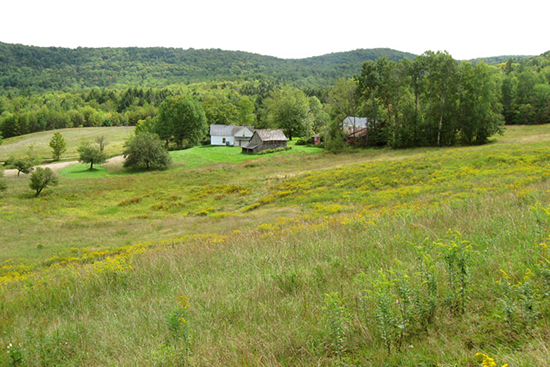 The farmhouse on the Tenny Farm land.